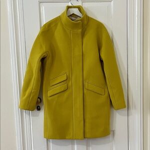 J. Crew Women's Stadium Yellow Coat NWT